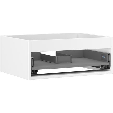 Mexen Box-A corps d'armoire sous-lavabo 60 cm, 1 tiroir, blanc mat - 91AX0-0600-235-1-01 (1/4)