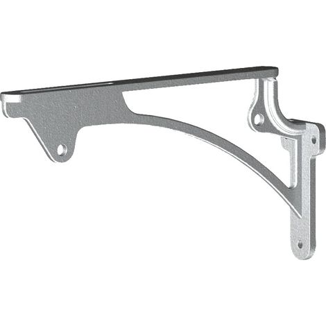 Gripp – Équerre de fixation lavabo 1007480 – Patte acier zingué 130 mm – Résistance à la corrosion – Installation murale sécurisée