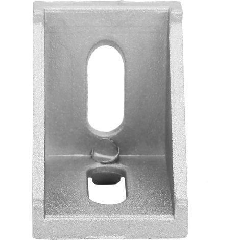 20 Supports de Esquina en Aluminio Ligero ángulo Recto Tipo L con (1/5)