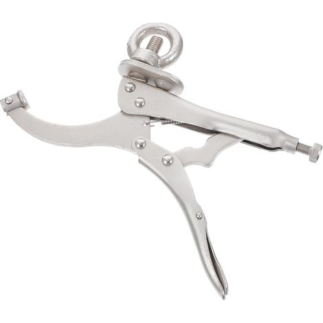Étau Argenté de Perceuse à Colonne 9 Pouces en Acier Carbone pour Serrage Robuste et Fixation Rapide des Pièces Professionnelles (1/5)
