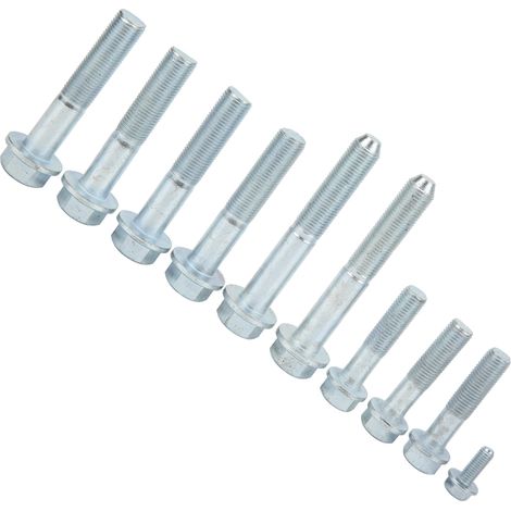 Jeu de 10 boulons de transmission pour boîtier de cloche, vis de démarreur, remplacement compatible moteurs Acura K20 K24, fixation robuste. (1/5)