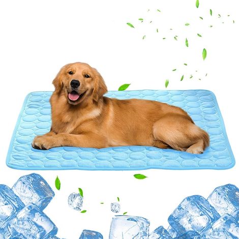 Kühlmatte für Hunde und Katzen, Kühlmatte für Hunde im Sommer 50x40 cm, Kühldecke für Hunde, Waschbares Kühlkissen, für Zuhause, Auto, Reisen (S) (1/5)