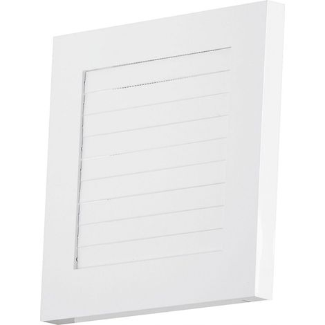 Dospel Grille de ventilation Império - 135x135 mm - Blanche - Design élégant - Installation facile (1/3)