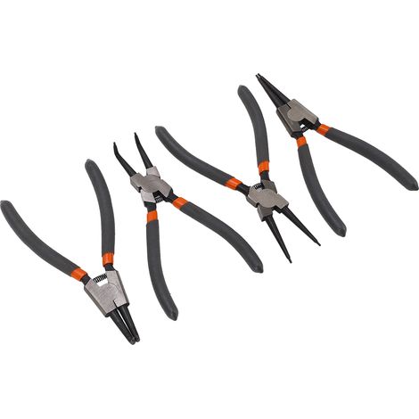 4-teiliges Federringzangen-Set, Sprengringzange, Handwerkzeugset aus Kohlenstoffstahl für Reparatur und Wartung (1/5)
