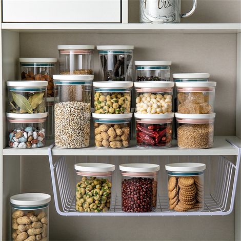 Boîte De Rangement Alimentaire - En Plastique Transparent - Étanche Et Hermetique - Pour Céréales Épices Et Snacks - 15 x 8 x 1 cm - 1 Pièce (1/2)