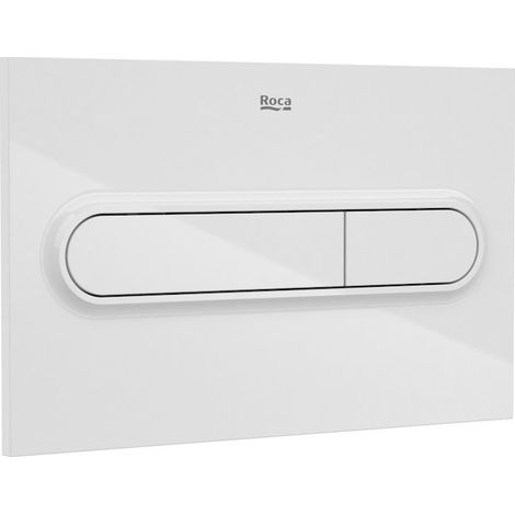 One placa de accionamiento ROCA con descarga dual PL1 blanca (1/5)