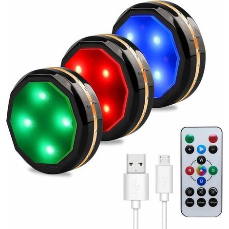 Illuminazione sottopensile a LED, illuminazione per armadio ricaricabile senza fili con telecomando, illuminazione sottopensile (1/5)