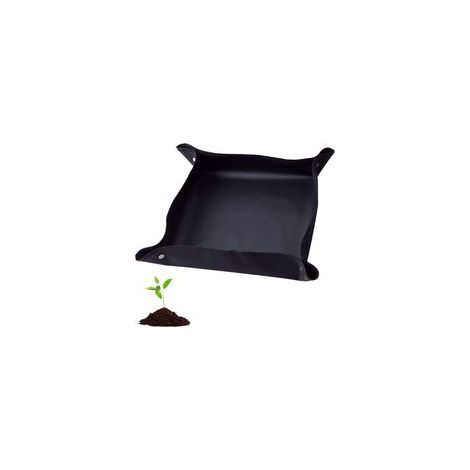 Tapis de Rempotage,Imperméable Tapis de Plante Tapis de Jardinage Pliable Tapis de Plantation de Fleurs de Jardin pour Rempotage, Plantes Succulentes Jardin intérieur Plant Care (75x 75cm)