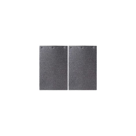 2x Plaque d'appui en Carbone pour Ponceuse 3 Trous 172x110mm 424057-1 Tapis Arrière pour Ponceuse Compatible avec Makita M9400B 9403 MT190 MT9