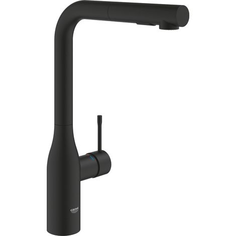 Mezclador monomando de fregadero Grohe Essence, proyección 204mm, (1/2)