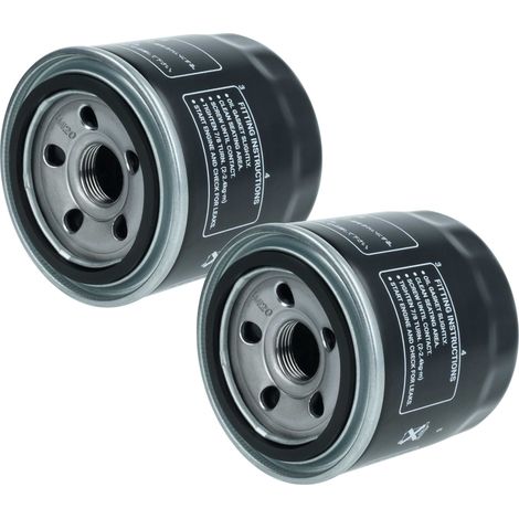 vhbw 2x filtro olio compatibile con Grasshopper 100805 trattori motori di scavatrici compressori compatti (1/4)