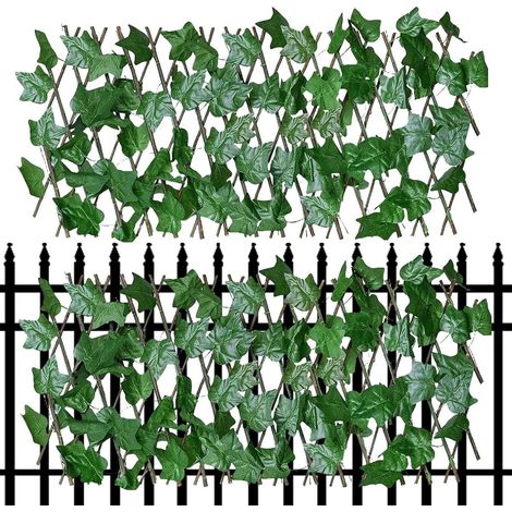 Clôture de jardin extensible - Haie artificielle - Brise-vue - Paravent de balcon - Brise-vue extensible - Paravent de balcon - Paravent de jardin - 30 x 80 cm - GREENFENCE (1/5)