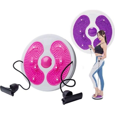 1 Disque de torsion,Plastique ABS,Fonction massage,Cordon élastique,Usage domestique et professionnel (1/3)