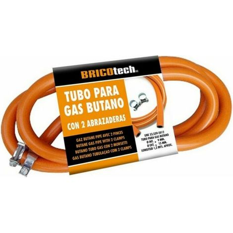 TUBO BUTANO C/ABRAZADERAS