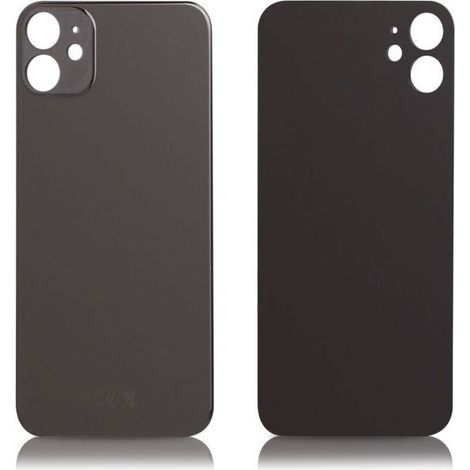 Verre arrière pour iPhone 11 sans logo, haute qualité, gris sidéral