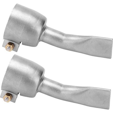 Lot de 2 buses de soudage à air chaud en acier inoxydable pour plaques de PVC et plastique, accessoires de soudage (1/5)