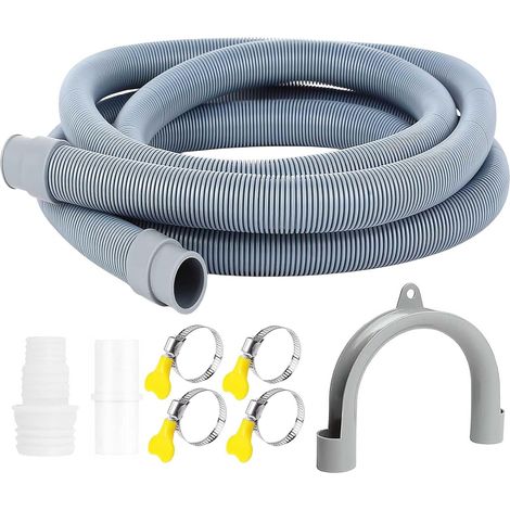 Tuyaux de vidange pour machines à laver, tuyau de vidange pour lave-vaisselle, rallonge de tuyau de vidange, tuyau d’évacuation des eaux usées, tuyau de vidange pour lave-vaisselle (1/5)