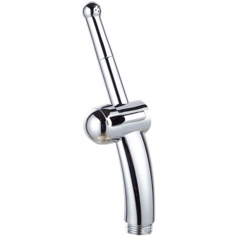 Nettoyant douche, robinet de toilette, pommeau de douche, ensemble bidet, argent G1/2 (1/5)