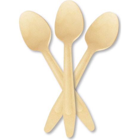 Holzlöffel 16,5 cm, 100 Stück