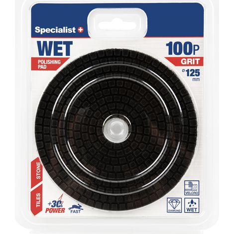 Tampon d'interface de protection de diamant Specialist 37-2100 125 mm P100