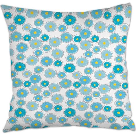 Housse de coussin 45x45 cm en polyester solide pour anniversaire, la Saint-Valentin, Noël (1/5)