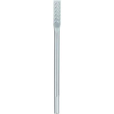 Burin Plat en Acier Trempé DEMOLISHER Max - Travaux Lourds Béton, Pierre l. 25 x Lt. 400 mm x Q. SDS-MAX - Diamwood