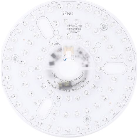 Ventilatore da soffitto magnetico da 8,66 pollici con motore LED da 36 W, 3CCT regolabile, 3000K, 4200K, 6500K, rotondo, 120V. (1/5)