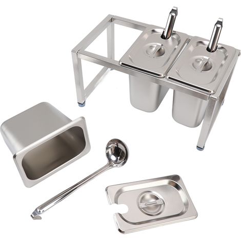 Étagère télescopique en acier inoxydable pour bols, pots à confiture, petites boîtes à épices, récipients à condiments, taille 10 (1/5)