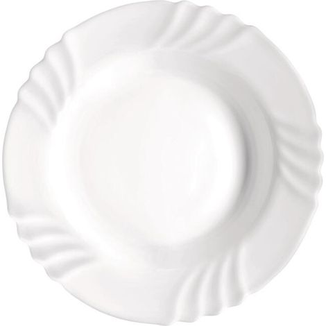 36x Teller Weiß Tief Servierplatte Essen Speisen Untersetzer Geschirr Tisch Neu (1/3)