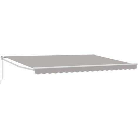 Maison Exclusive - Tenda da Sole Grigio chiaro 450 x 300 x 165 cm