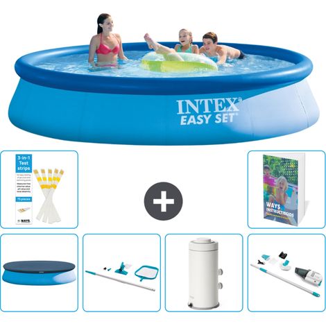 Intex Piscina Easy Set Rotonda - 396x84 cm - 7-pezzi  S83