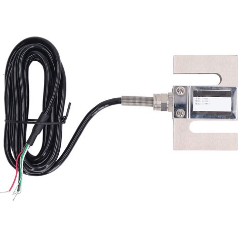 Capteur de poids à cellule de charge de Type S M8x1,25, en acier inoxydable, pression de traction, Compression et Force de Tension 30KG