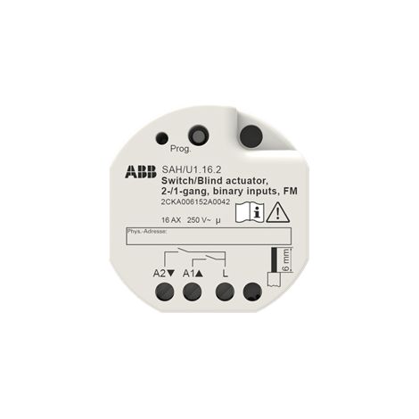 Actionneur fond de boîte 1 SORTIE VOLET ROULANT 16 A 2CKA006152A0042 ABB A530988 (1/3)