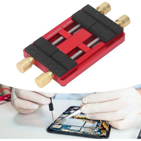 MaxxTor tragbare Vier-Achsen-Klemme, multifunktionales Präzisionsbefestigungs- und Reparaturgerät für Motherboards. (1/5)