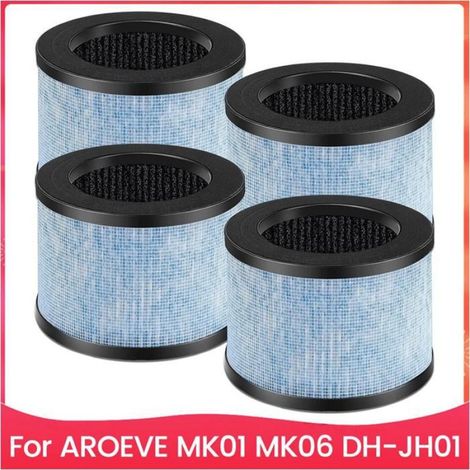 4 Filtres de Rechange pour Filtre à Air Compatibles avec AROEVE MK01 MK06 DH JH01 pour Pièces de Filtre à Air (1/4)