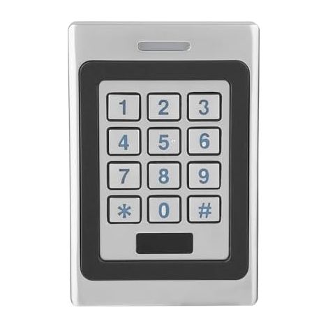 Clavier numérique Portail digicode Filaire, Système étanche de contrôle d'accès Porte sécurité Contrôleur en métal RFID ID (1/5)