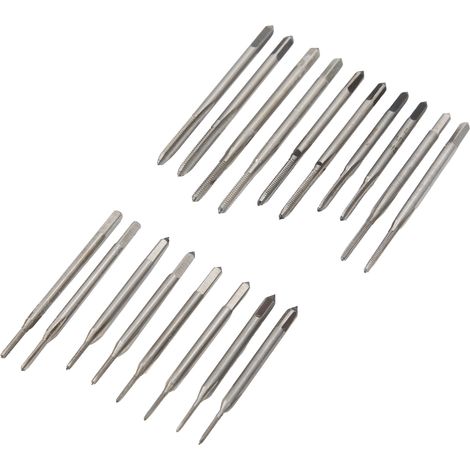 Set mit 30 metrischen Handgewindebohrern und Drehwerkzeugen. (1/4)