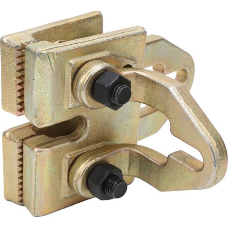 Outil universel d'extraction de tôles de carrosserie automobile à angle droit pour redressage de panneaux de carrosserie. (1/5)
