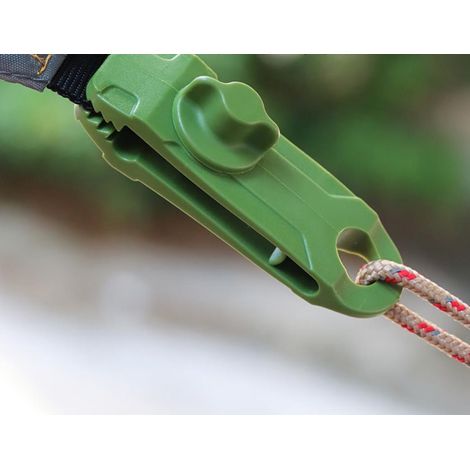 Clip de tente, clip coupe-vent pour tente de camping fixe et attaché (rouge) 10 pièces (1/2)