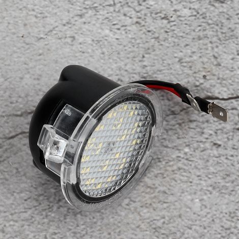 Lot de 2 lampes LED d'éclairage de bas de porte pour rétroviseurs latéraux, compatibles avec les accessoires de voiture Ford. (1/5)