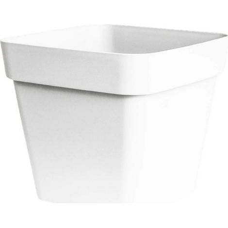 Cleo Square Planter - L40 x W40 x H39 cm - White