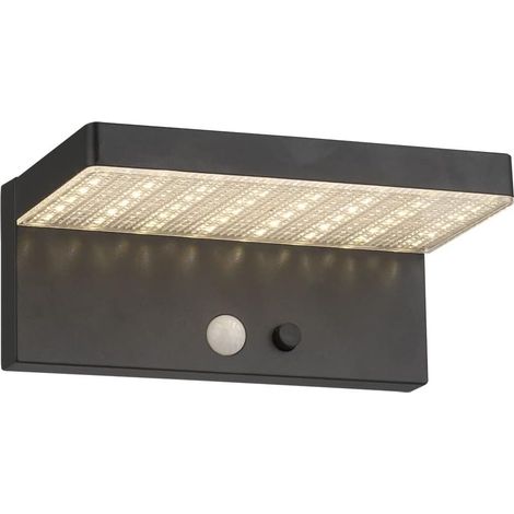 Applique murale solaire, adaptée à une utilisation en extérieur, applique murale extérieure, étanche [classe d'efficacité énergétique A+] (1/5)