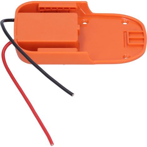 Akkuadapter mit Befestigungsloch, Netzteiladapter für RIDGID 18V / AEG 18V Stromanschlüsse (1/5)