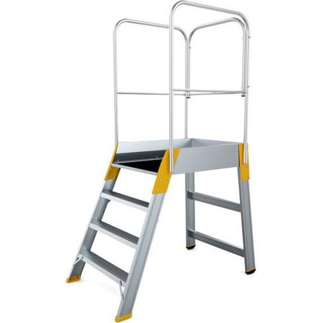 Plateforme d'accès 5 marches - Hauteur max. de travail 3.04m - 9505