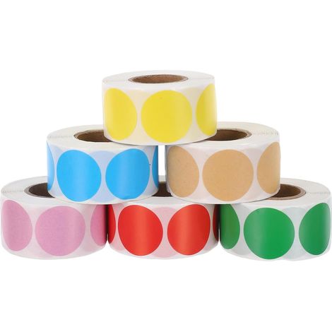 de papier auto adhésifs pour verres à marmelade 6 rouleaux (1/5)