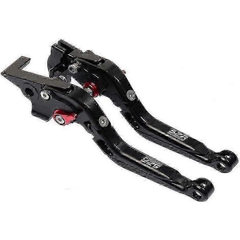 Accessoires moto uniques compatibles avec Suzuki EN125 EN150 EN 125 EN 150 Leviers de frein et d'embrayage réglables, pliables et extensibles CNC ( ) (1/5)