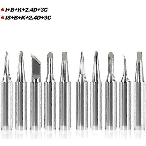 5-teiliges Lötkolben-Set aus 900M-Legierung mit heißer, blanker Lötspitze aus Legierung (IS+I+B+K+24D+3C Kit-JXLGV) (1/5)