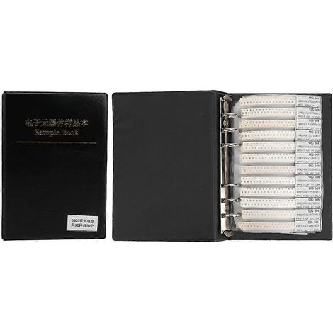 0805 Serie 92 Kondensatoren Typen Elektronikbauteile Kit Kunststoff Musterbuch Schwarz