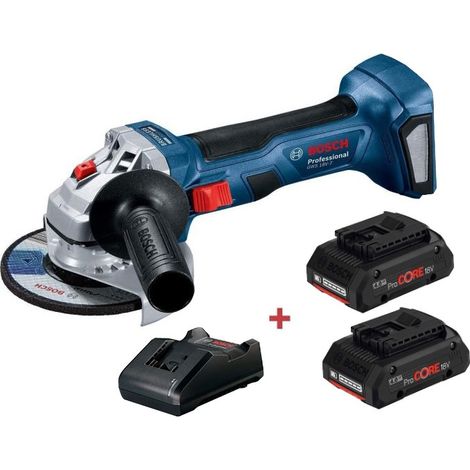 Bosch GWX 18V-7 18v 115mm Brushless Angle Grinder X-LOCK 2 x 4ah Procore Bat (1/5)