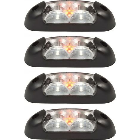 4 feux de gabarit a led tricolore 12/24 volts (1/4)